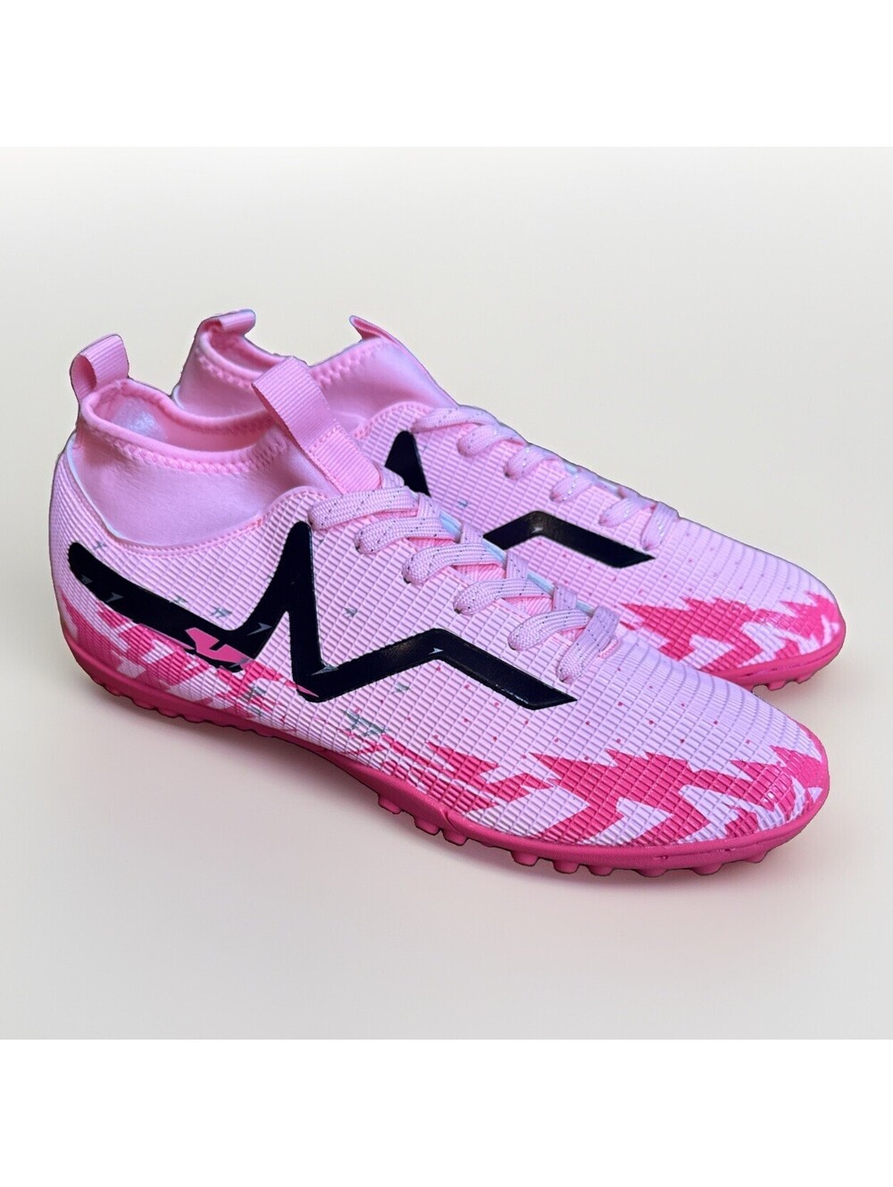 NEW Biayvisas Pink Indoor Soccer Football Cleats Mens 10 10.5